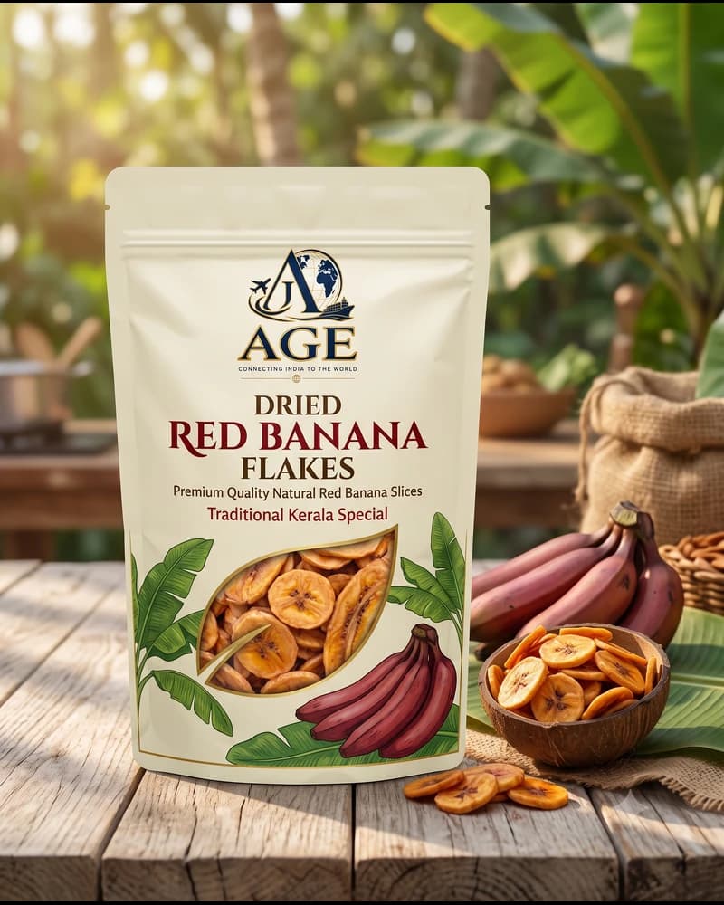Dried Red Banana Flakes