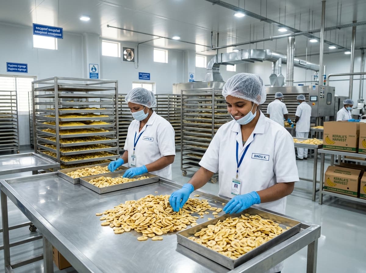 Clean food processing facility in Kerala
