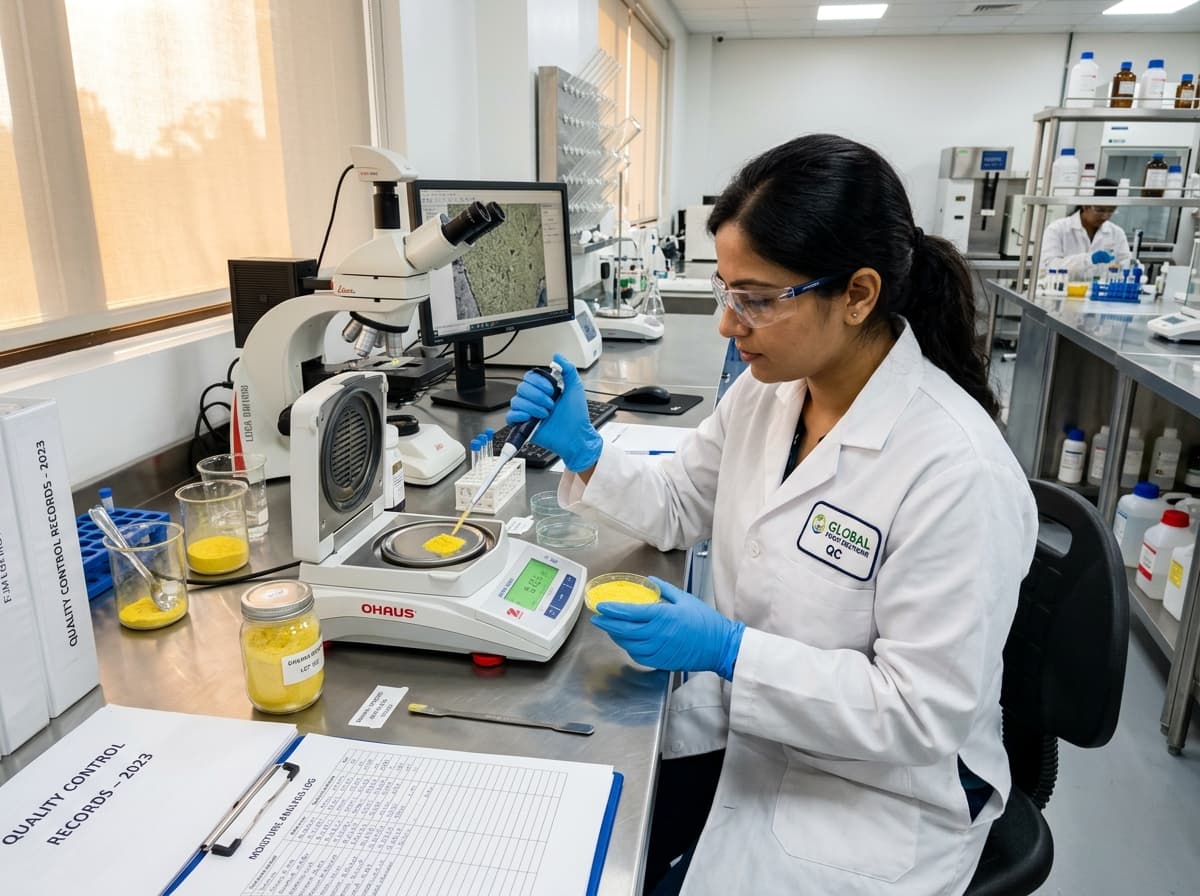Quality control testing lab inspection